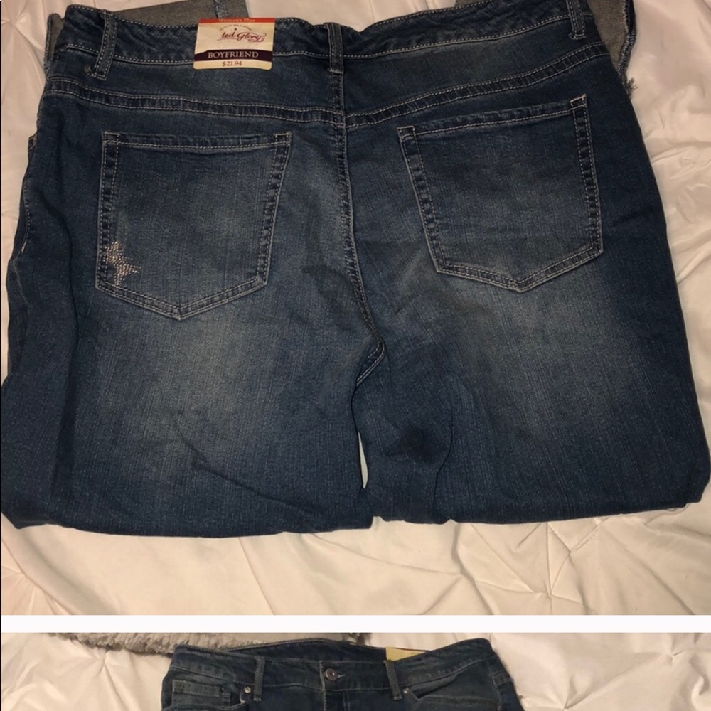 Women’s slim size 18 boyfriend jeans